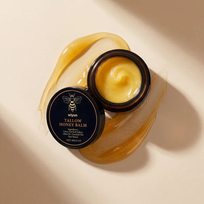 Velivor™ Grass-Fed Beef Tallow Balm with Raw Honey