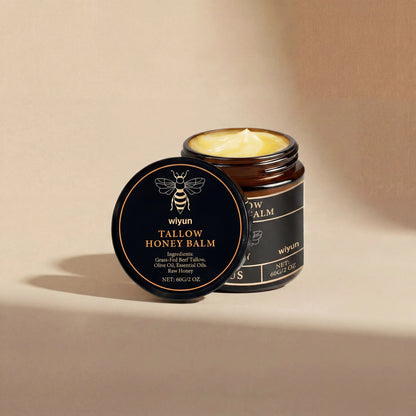 Velivor™ Grass-Fed Beef Tallow Balm with Raw Honey