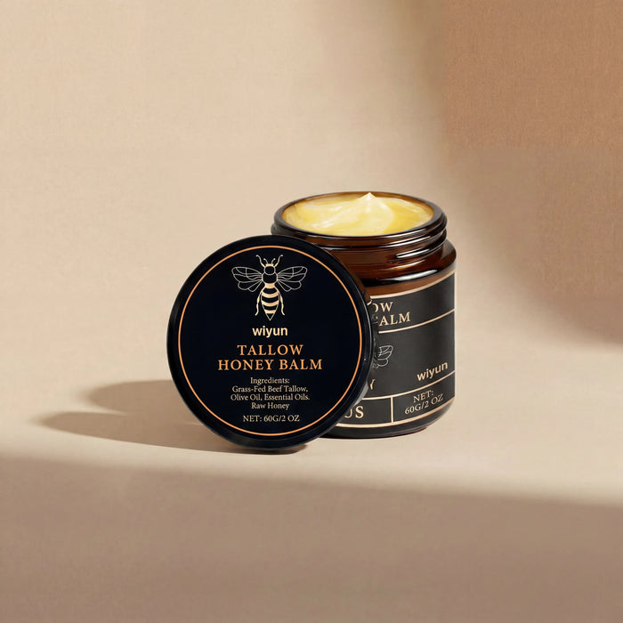 Velivor™ Grass-Fed Beef Tallow Balm with Raw Honey